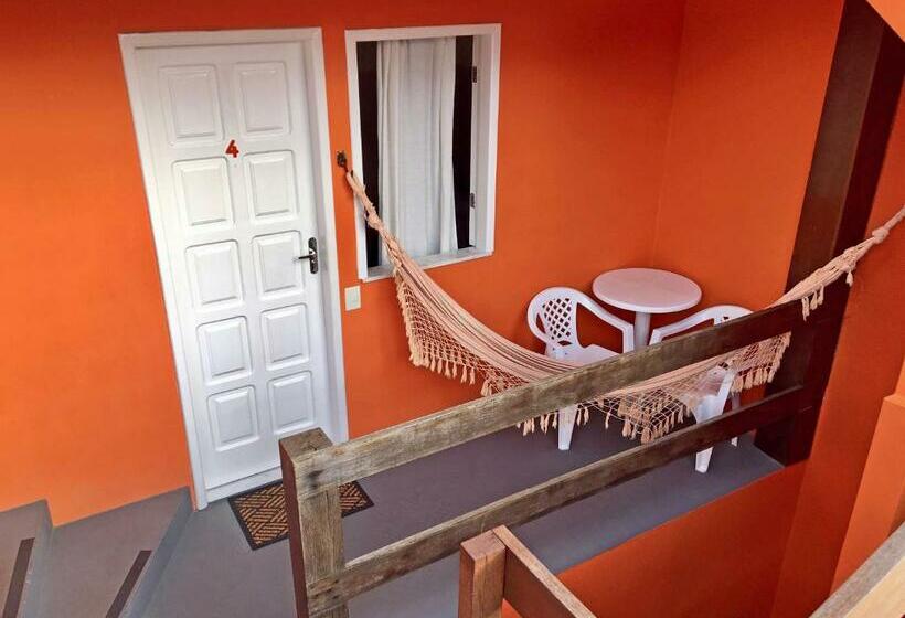 غرفة قياسية مزوَّدة بشُرفة, Pousada Aconchego