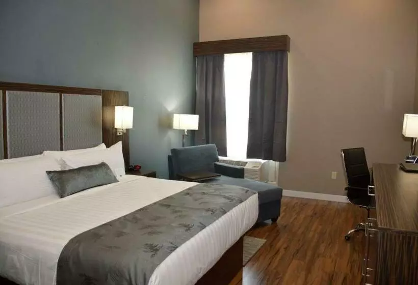 キングサイズベッドのスタンダードルーム, Best Western Plus Pflugerville Inn & Suites