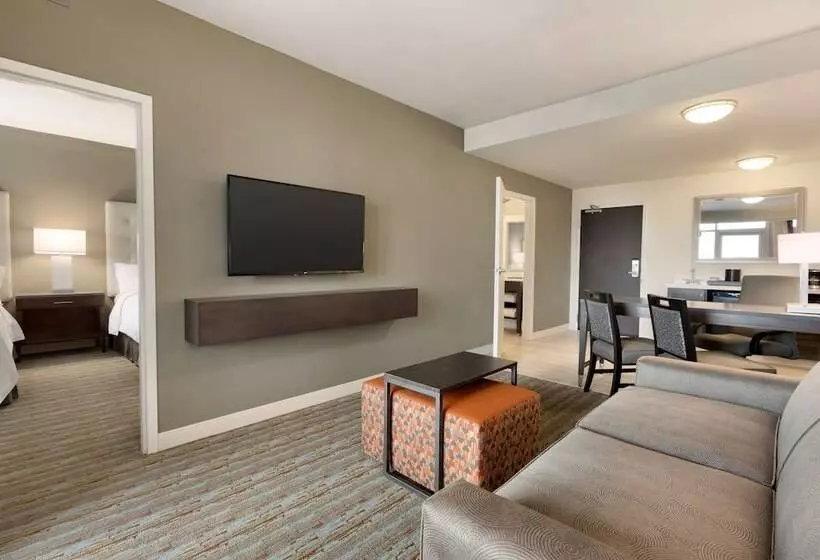 身障者適用スイートルーム, Embassy Suites By Hilton Greenville Downtown Riverplace