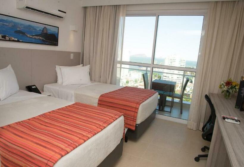 标准间带阳台, Ramada By Wyndham Macae Hotel & Suites