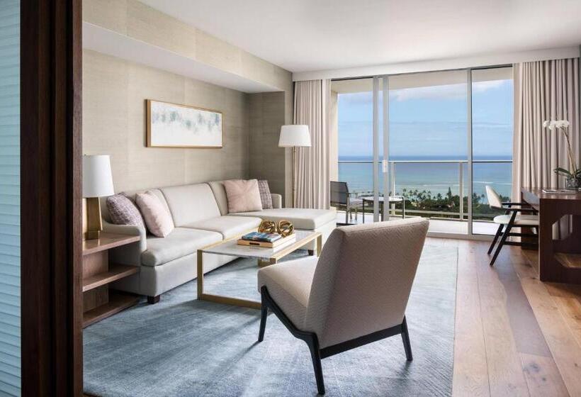 带海景的标准房, The Ritzcarlton Residences, Waikiki Beach