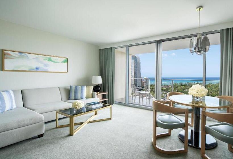 带海景的复工套房, The Ritzcarlton Residences, Waikiki Beach