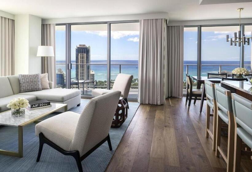 带3个卧室的套间, The Ritzcarlton Residences, Waikiki Beach