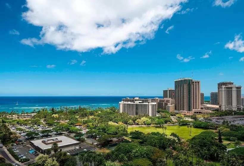 オーシャンビューデラックスルーム, The Ritzcarlton Residences, Waikiki Beach