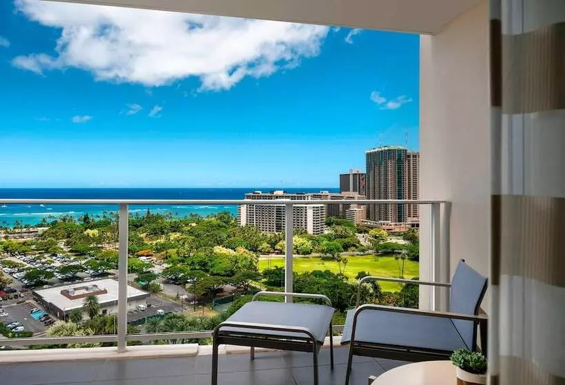 オーシャンビューデラックスルーム, The Ritzcarlton Residences, Waikiki Beach