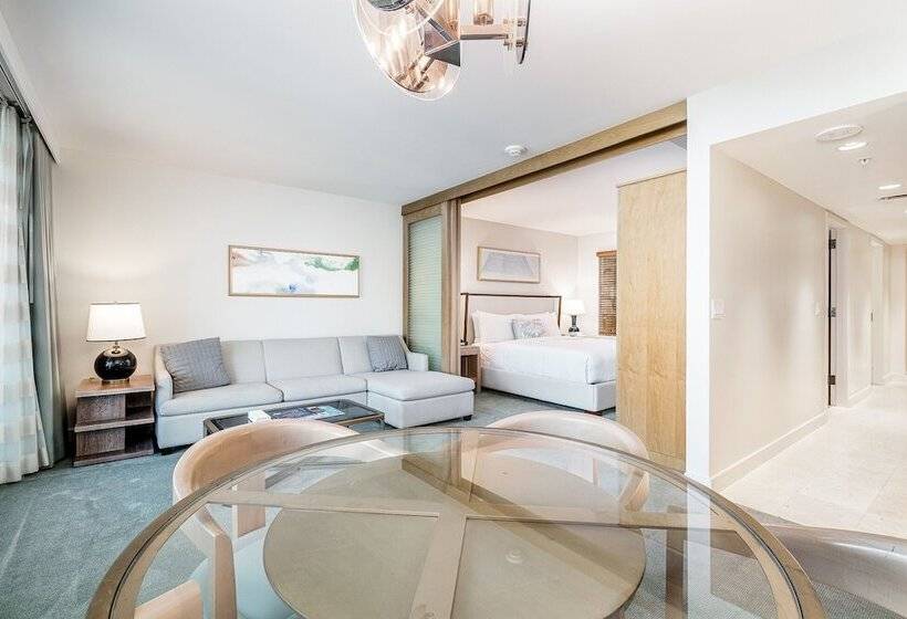 带海景的复工套房, The Ritzcarlton Residences, Waikiki Beach