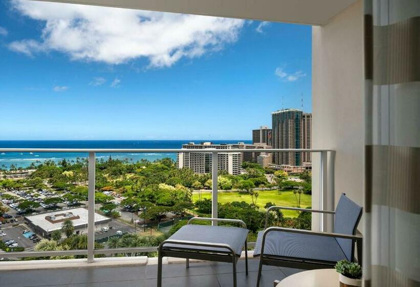 带海景的标准房, The Ritzcarlton Residences, Waikiki Beach