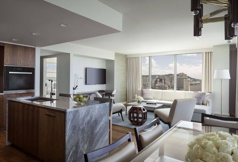 带3个卧室的套间, The Ritzcarlton Residences, Waikiki Beach