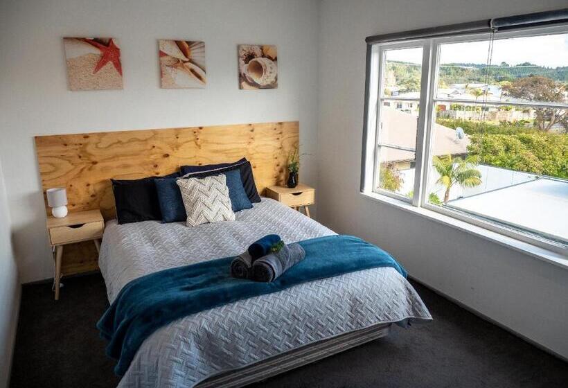 스탠다드 룸 공동 욕실, Surf N Stay Whangamata