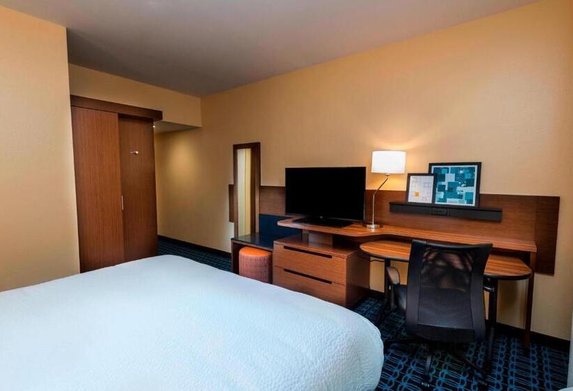 キングサイズベッドのスタンダードルーム, Fairfield Inn & Suites By Marriott Dallas Waxahachie