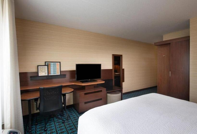 Standard Szoba King Size Bed, Fairfield Inn & Suites By Marriott Edmonton North