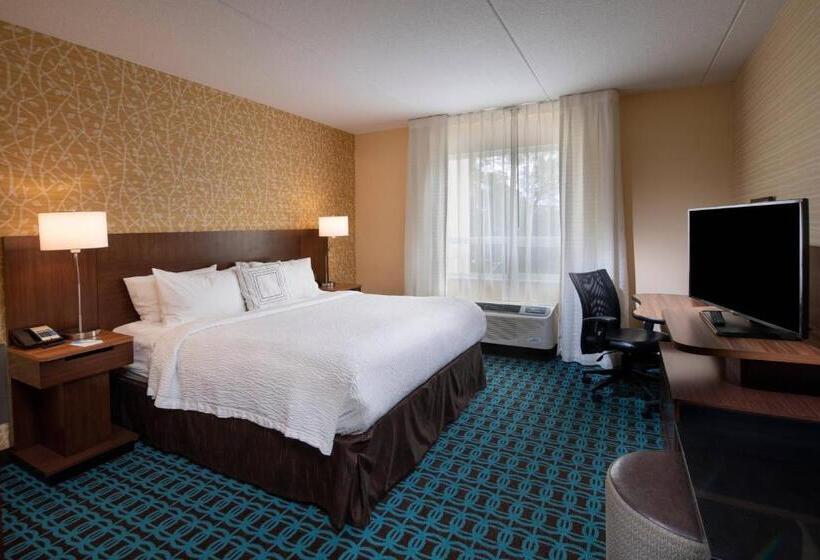 Standard Szoba King Size Bed, Fairfield Inn & Suites By Marriott Edmonton North