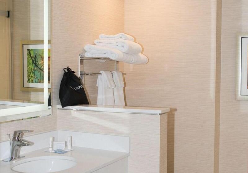 Standard Szoba King Size Bed, Fairfield Inn & Suites By Marriott Edmonton North