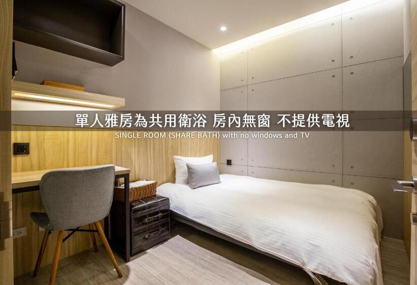 اتاق استاندارد یک تخته با سرویس بهداشتی مشترک, Hub Hotel Zhongli