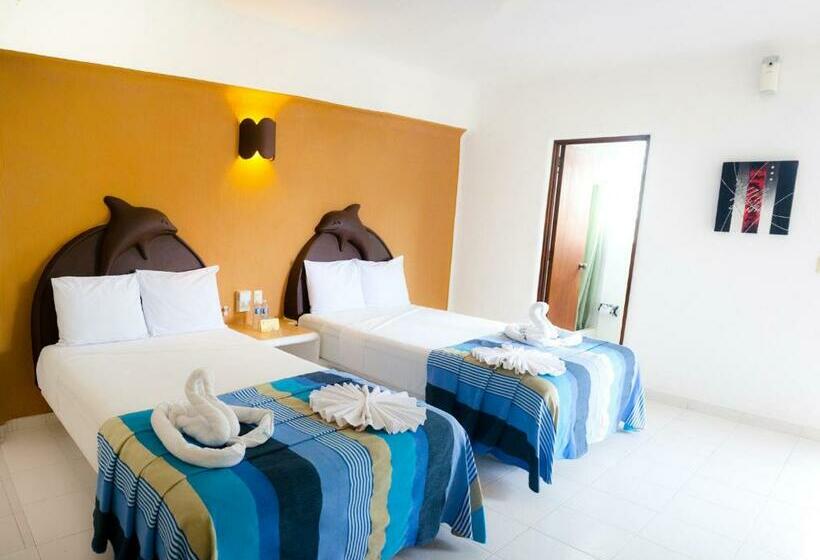 스탠다드 룸 더블 침대 2개, Bahia Huatulco