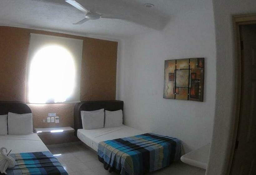 스탠다드 룸 더블 침대 2개, Bahia Huatulco