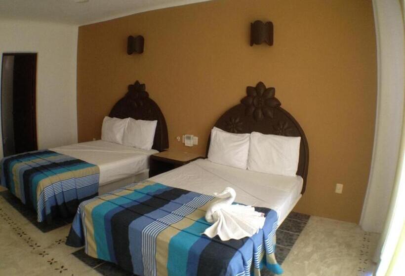 스탠다드 룸 더블 침대 2개, Bahia Huatulco