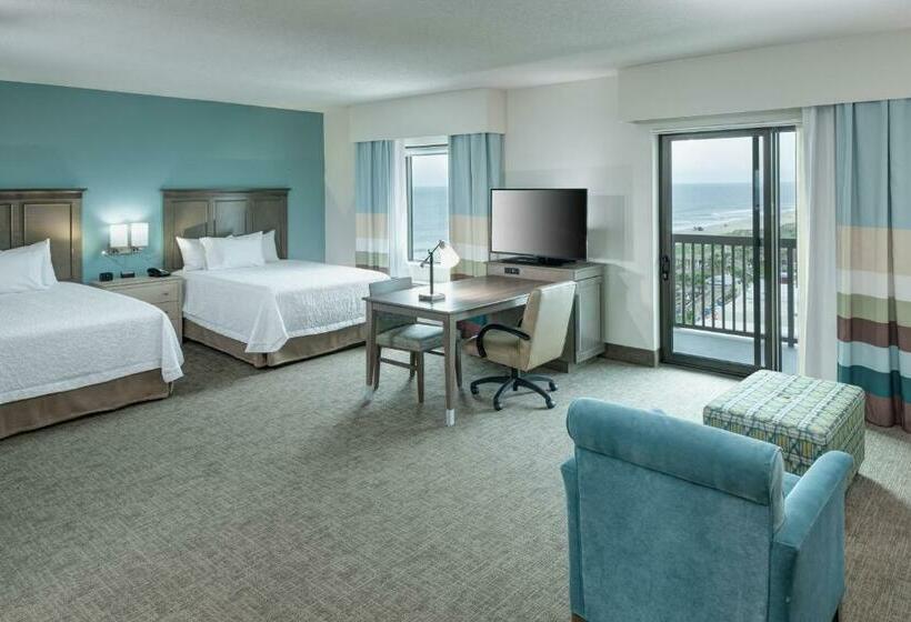 Люкс с Балконом, Hampton Inn & Suites Carolina Beach Oceanfront