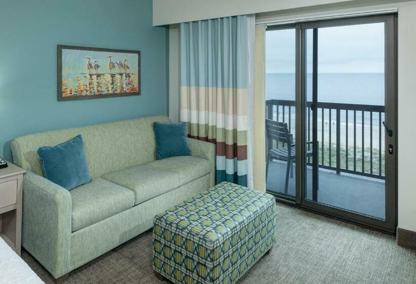 Номер Стандарт с Балконом, Hampton Inn & Suites Carolina Beach Oceanfront