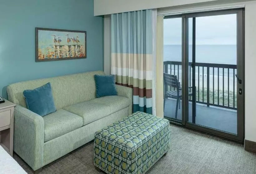 バルコニー付きスタンダードルーム, Hampton Inn & Suites Carolina Beach Oceanfront