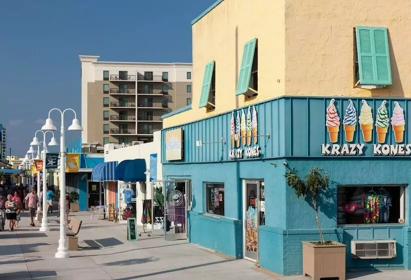 ２ダブルベッドのスタンダードルーム, Hampton Inn & Suites Carolina Beach Oceanfront
