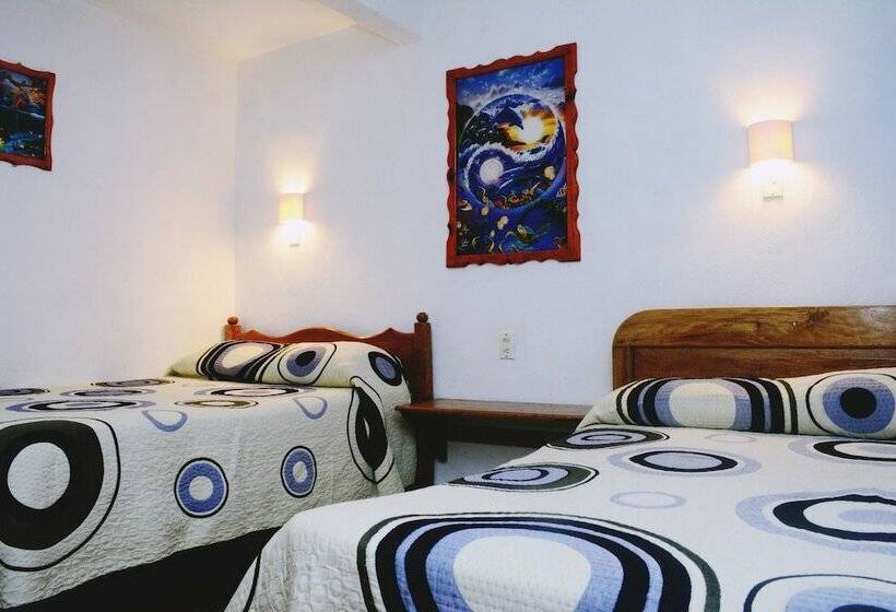 غرفه قياسيه سريرين مزدوجين, Azul Hotel & Restaurante