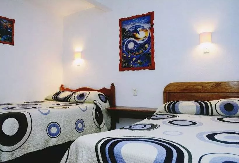 اتاق استاندارد با 2 تخت دوبل, Azul Hotel & Restaurante