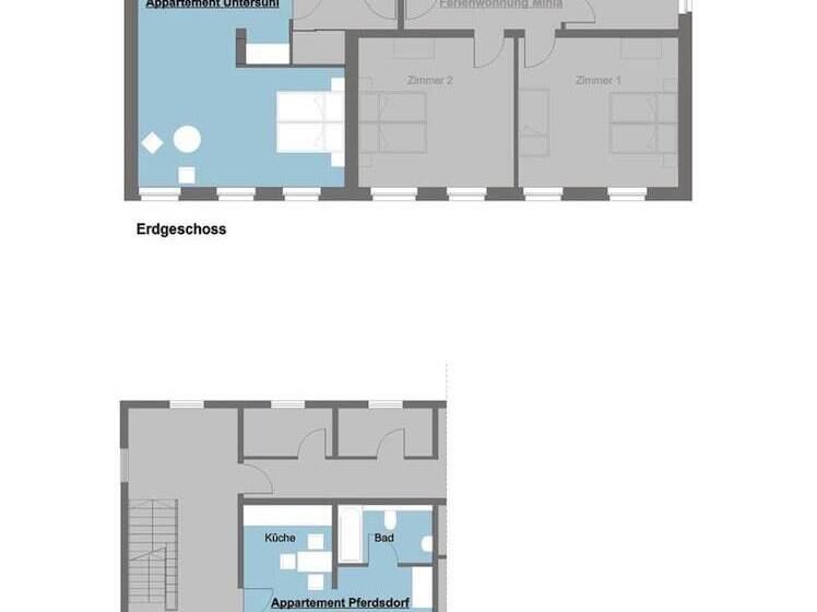 带1个卧室的公寓, Biohotel Stiftsgut Wilhelmsglücksbrunn