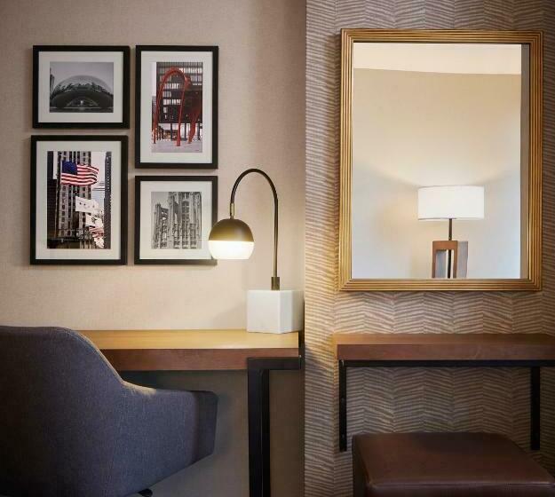 اتاق استاندارد با تخت بزرگ, Hampton Inn Chicago West Loop Fulton Market Area