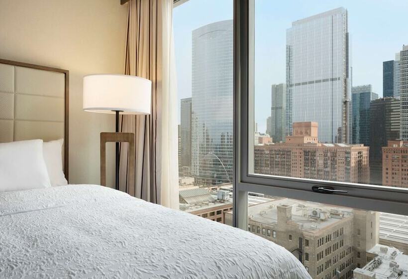 Quarto Standard 2 Camas Casal, Hampton Inn Chicago West Loop Fulton Market Area