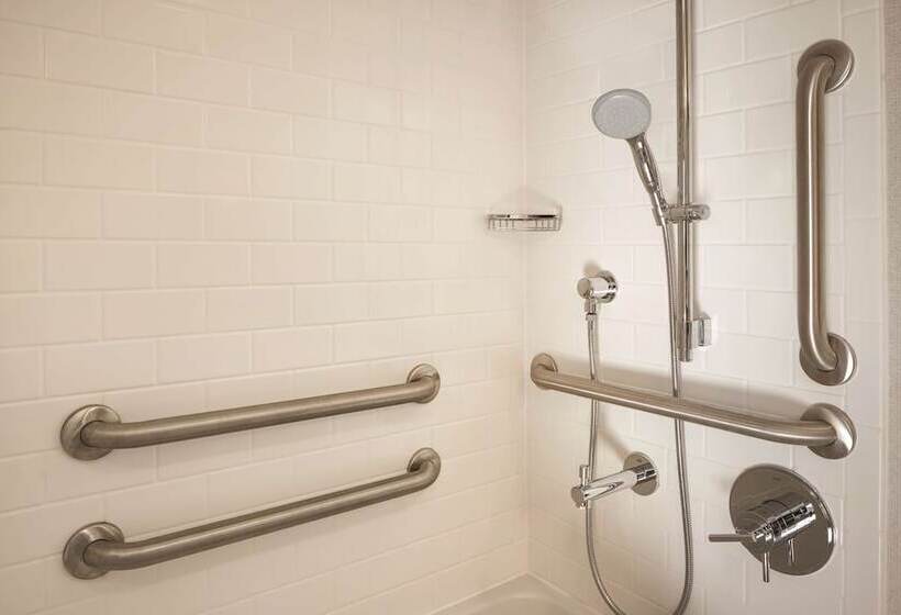 Quarto Estandar Cama Casal para Deficientes Físicos, Hampton Inn Chicago West Loop Fulton Market Area