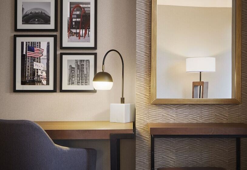 Quarto Standard Cama Casal para Deficientes, Hampton Inn Chicago West Loop Fulton Market Area