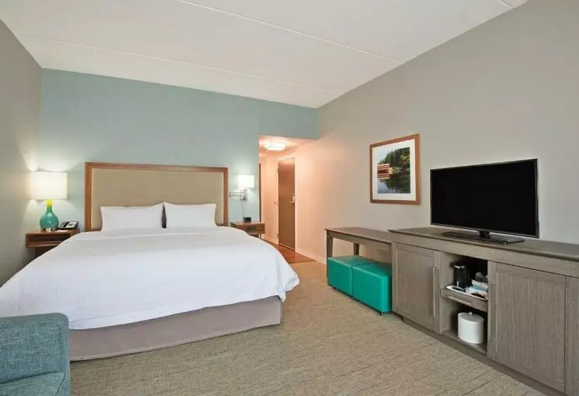身障者適用キングサイズベッドルーム, Hampton Inn & Suites North Huntingdonirwin