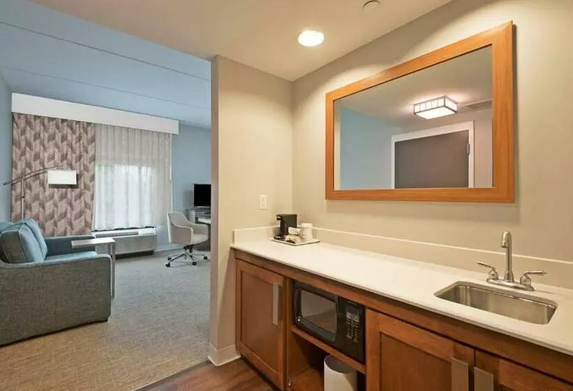 キングサイズベッドのデラックススイート, Hampton Inn & Suites North Huntingdonirwin
