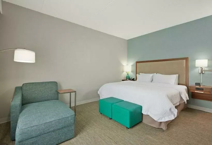 キングサイズベッドのスタンダードルーム, Hampton Inn & Suites North Huntingdonirwin