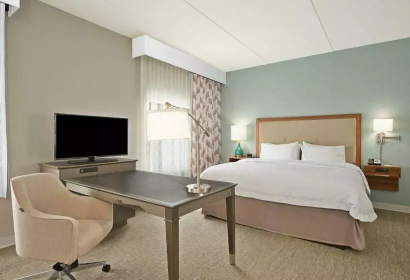 キングサイズベッドのデラックススイート, Hampton Inn & Suites North Huntingdonirwin