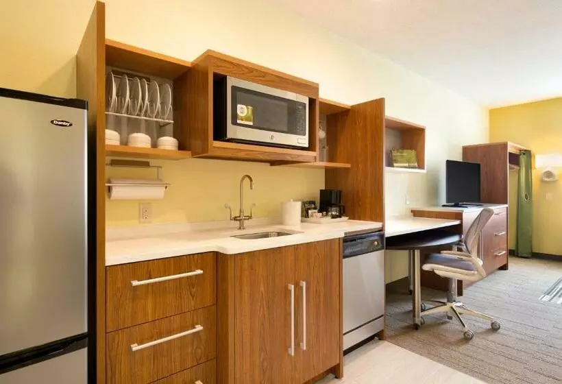 キングサイドベッドのスタンダードワンルーム, Home2 Suites By Hilton Minneapolis Bloomington