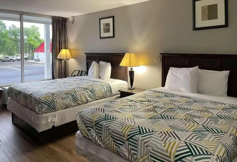 ２ダブルベッドのスタンダードルーム, Motel 6 Wytheville, Va