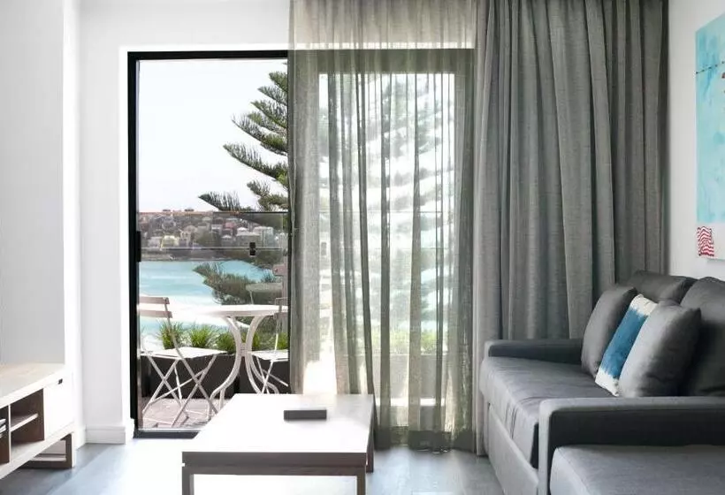 オーシャンビューバルコニー付スタンダードワンルーム, Bondi 38 Serviced Apartments