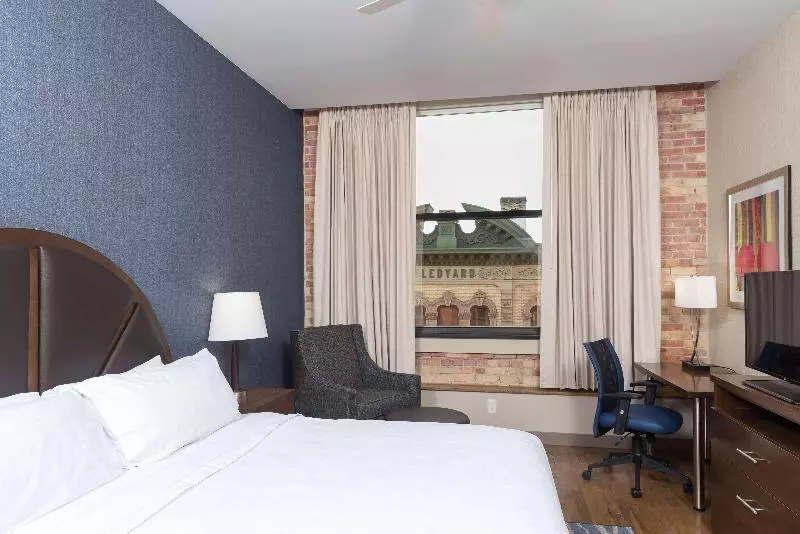 キングサイズベッドのスイートルーム, Homewood Suites By Hilton Grand Rapids Downtown