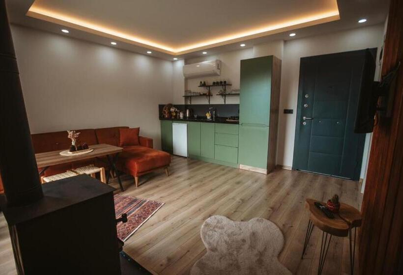 آپارتمان 1 خوابه با چشم‌انداز باغ, Green Hill Apart