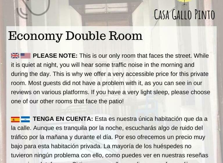 اتاق اکونومی, Casa Gallo Pinto