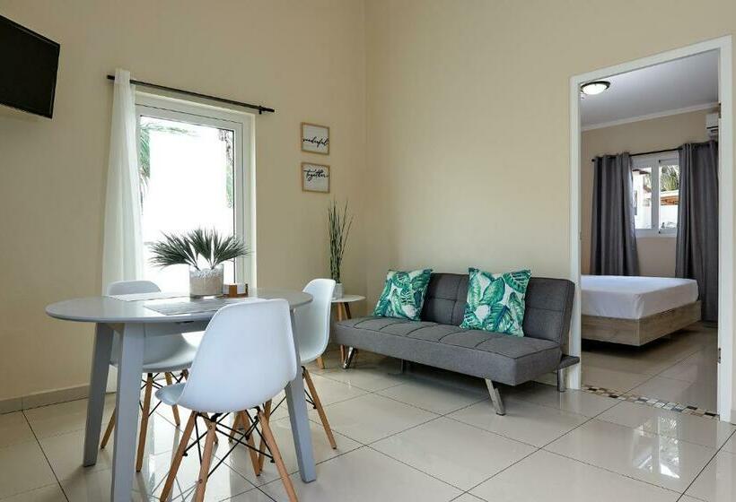 شقة غرفة واحدة مطلة على حمام السباحة, Little Sea Aruba
