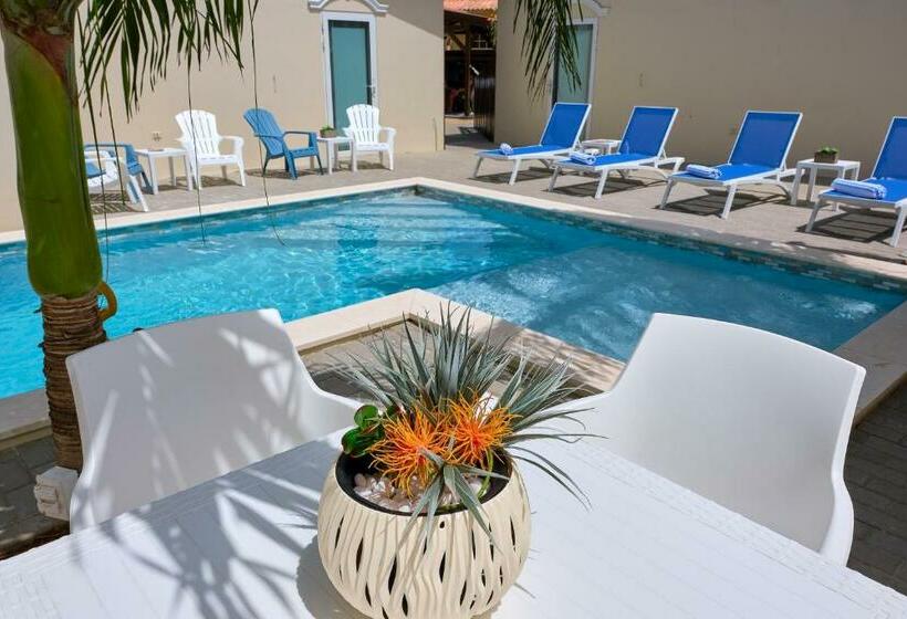 شقة غرفة واحدة مطلة على حمام السباحة, Little Sea Aruba