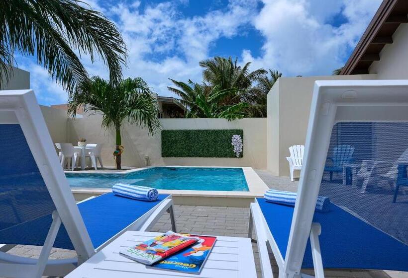 شقة غرفة واحدة مطلة على حمام السباحة, Little Sea Aruba