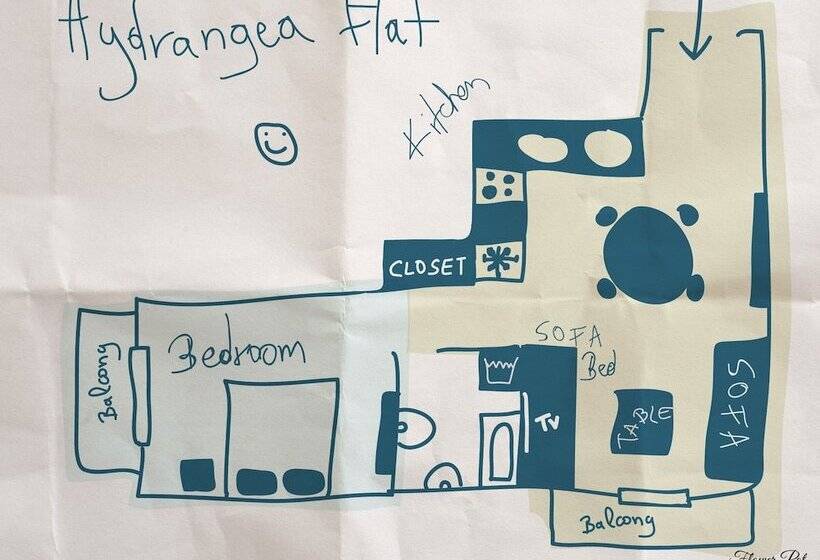 דירת חדר דלוקס, Flower Pot Complex Aparts & Studios!