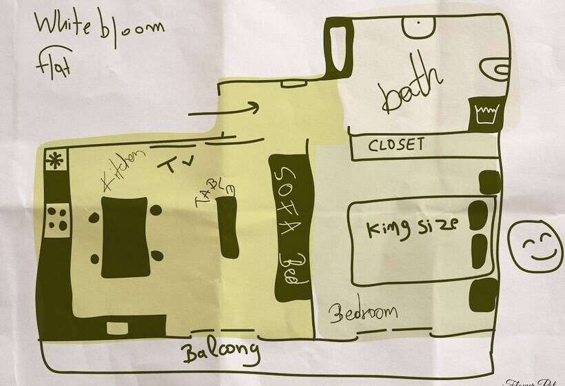 דירת חדר דלוקס, Flower Pot Complex Aparts & Studios!