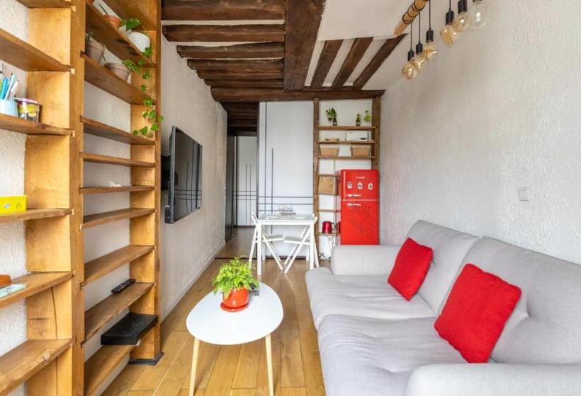 １ベッドルームアパートメント, Chic Apartment In The Heart Of Paris