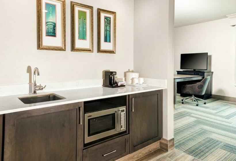 스탠다드 스튜디오 킹침대, Hampton Inn & Suites By Hilton Atlanta Perimeter Dunwoody
