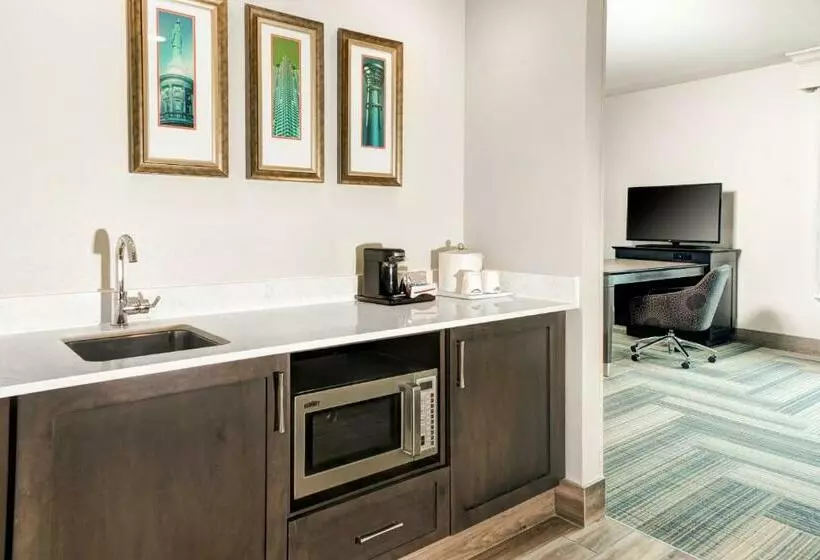 キングサイドベッドのスタンダードワンルーム, Hampton Inn & Suites By Hilton Atlanta Perimeter Dunwoody